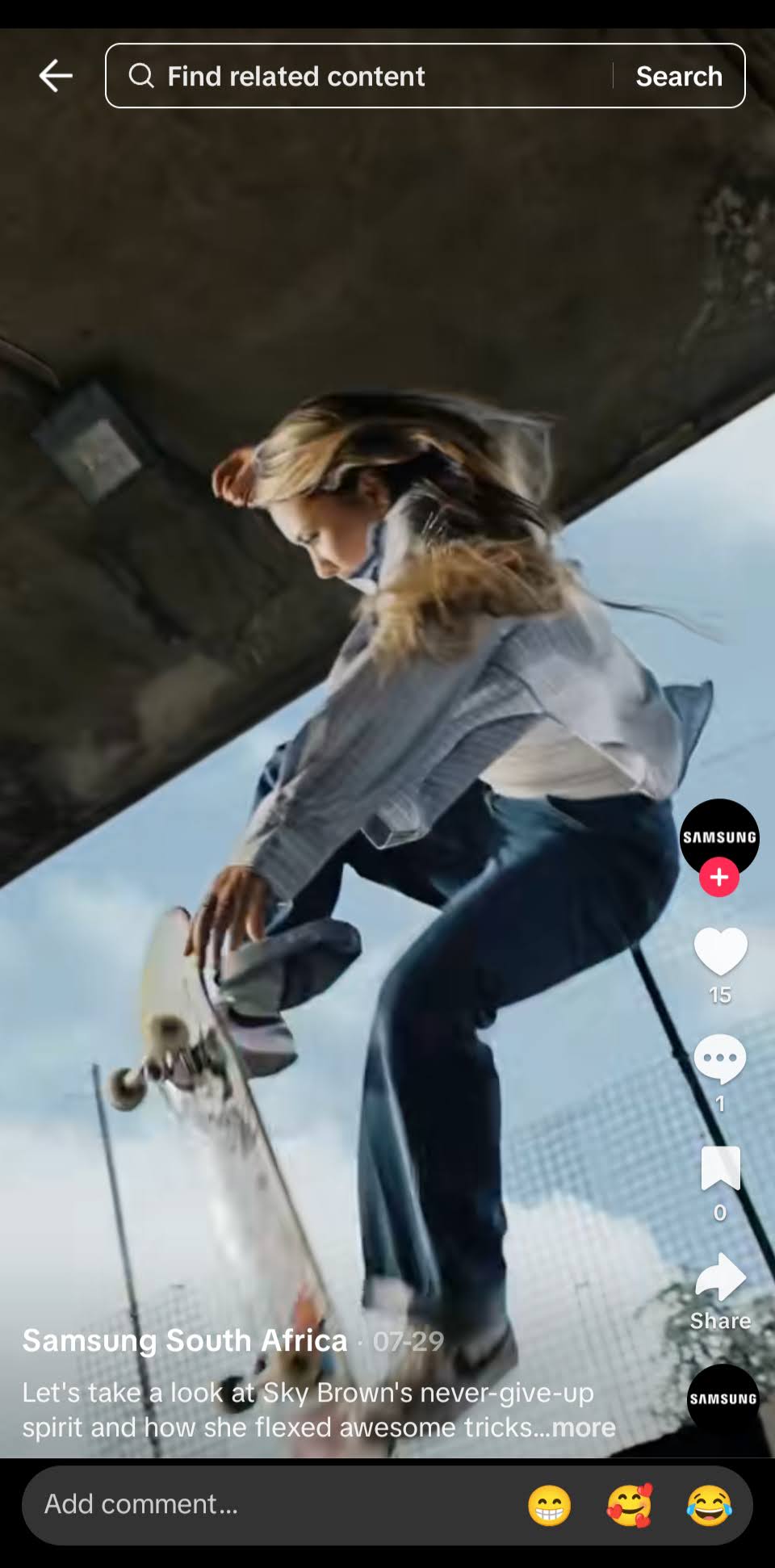 Samsung Flip 7 tiktok